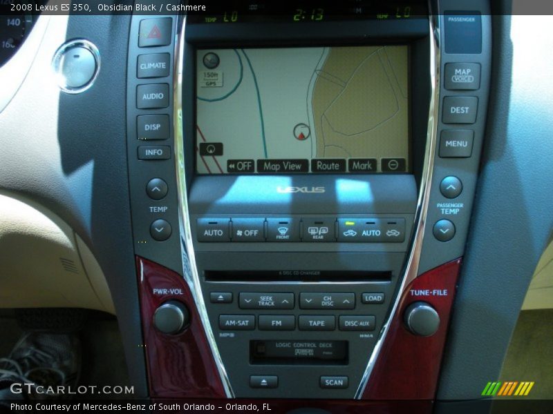 Obsidian Black / Cashmere 2008 Lexus ES 350