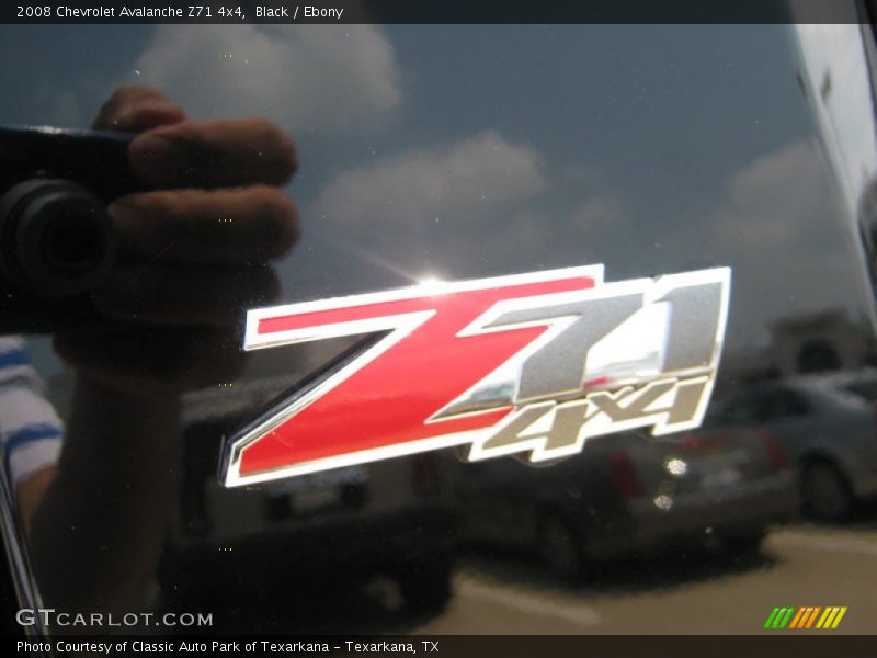  2008 Avalanche Z71 4x4 Logo