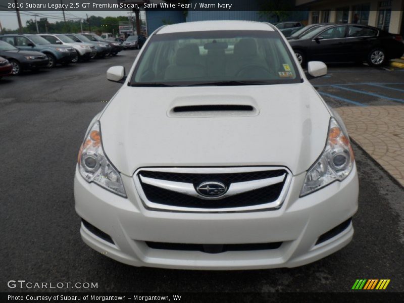 Satin White Pearl / Warm Ivory 2010 Subaru Legacy 2.5 GT Premium Sedan