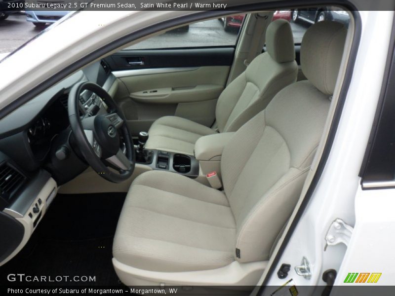  2010 Legacy 2.5 GT Premium Sedan Warm Ivory Interior