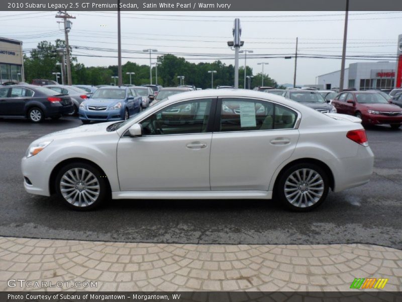  2010 Legacy 2.5 GT Premium Sedan Satin White Pearl