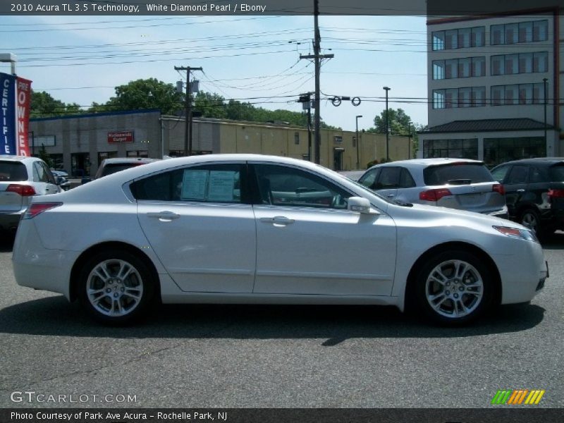 White Diamond Pearl / Ebony 2010 Acura TL 3.5 Technology