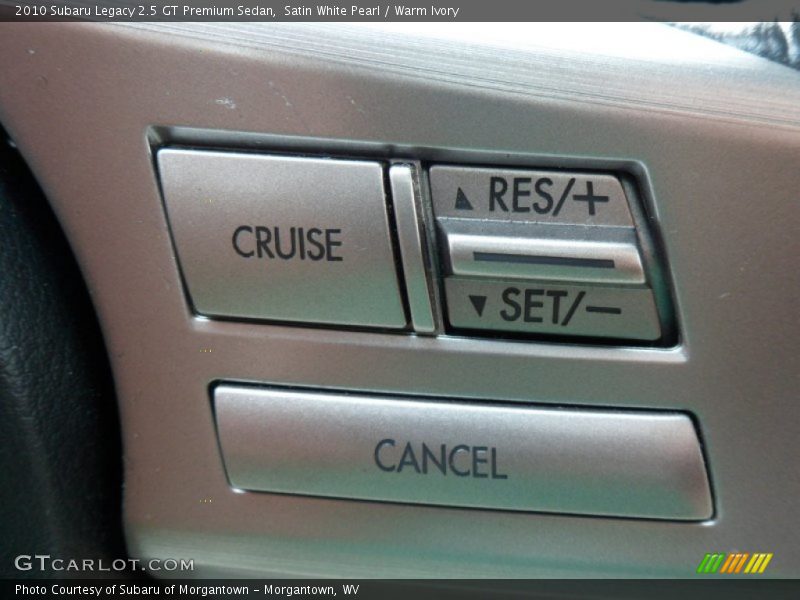 Satin White Pearl / Warm Ivory 2010 Subaru Legacy 2.5 GT Premium Sedan