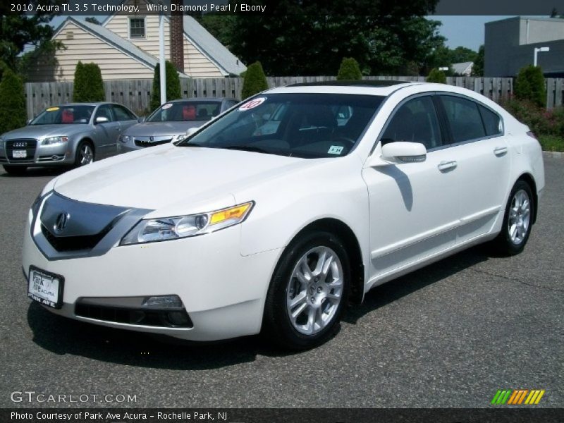 White Diamond Pearl / Ebony 2010 Acura TL 3.5 Technology