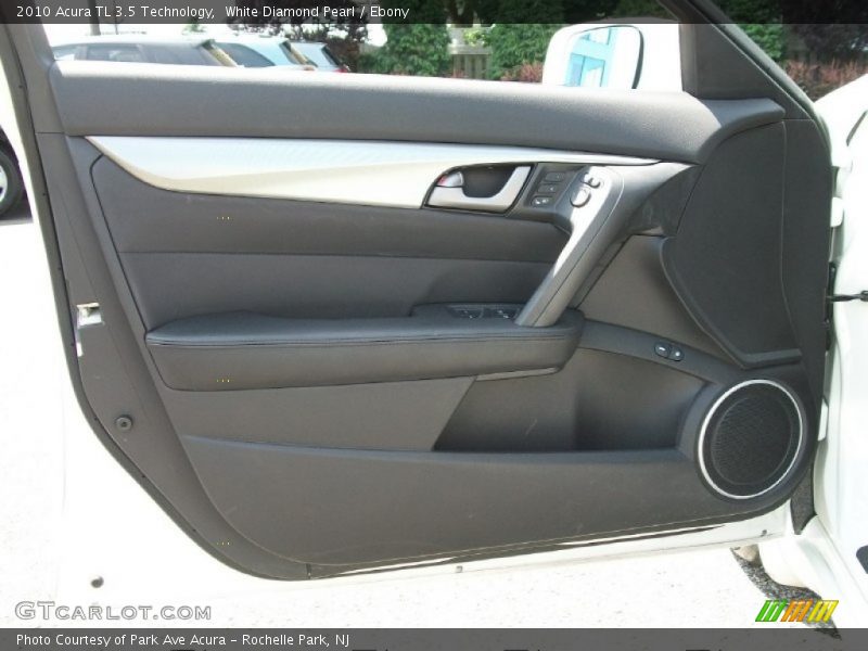 White Diamond Pearl / Ebony 2010 Acura TL 3.5 Technology