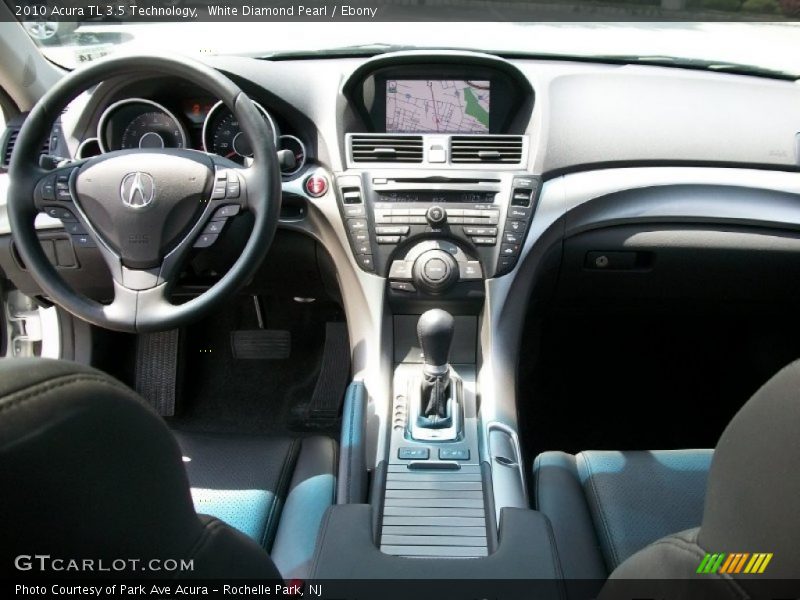 White Diamond Pearl / Ebony 2010 Acura TL 3.5 Technology