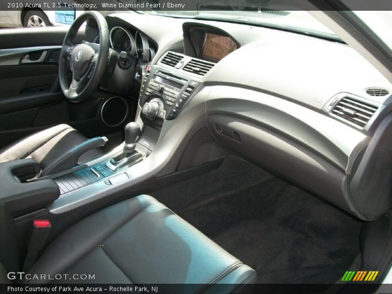 White Diamond Pearl / Ebony 2010 Acura TL 3.5 Technology