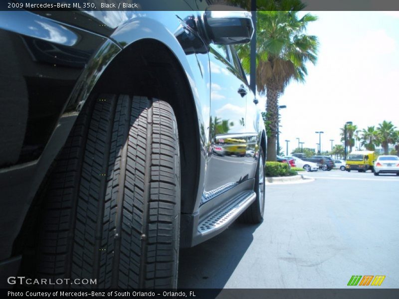 Black / Black 2009 Mercedes-Benz ML 350