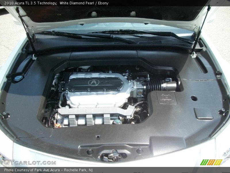 White Diamond Pearl / Ebony 2010 Acura TL 3.5 Technology