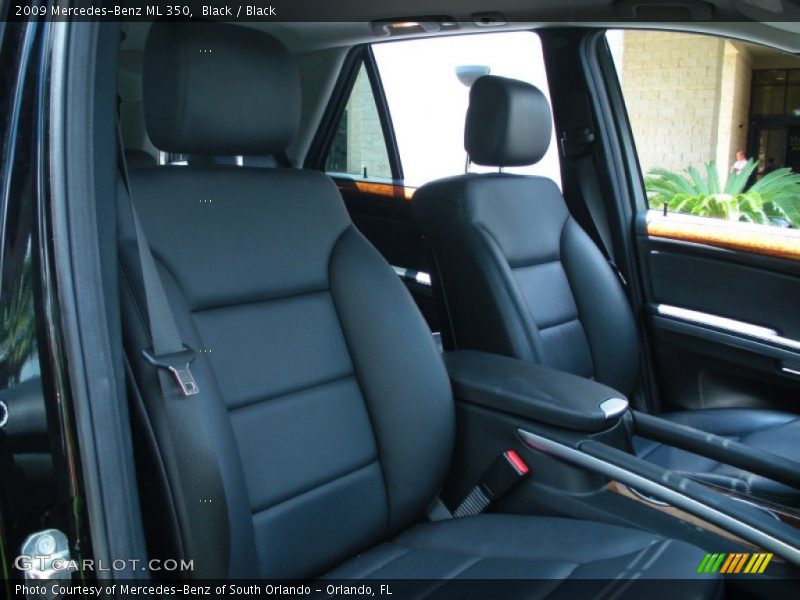 Black / Black 2009 Mercedes-Benz ML 350