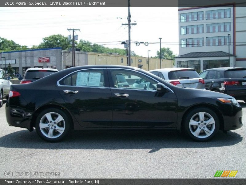 Crystal Black Pearl / Parchment 2010 Acura TSX Sedan