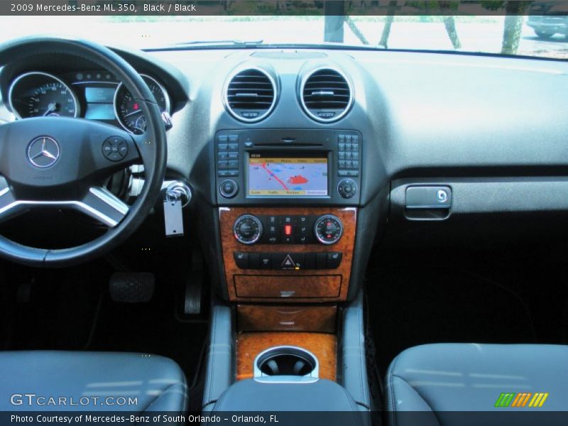 Dashboard of 2009 ML 350