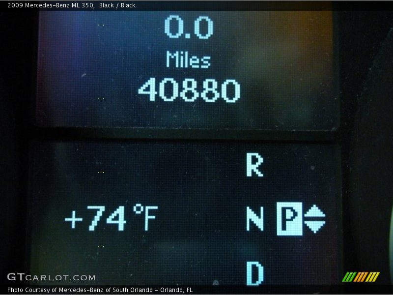 Black / Black 2009 Mercedes-Benz ML 350