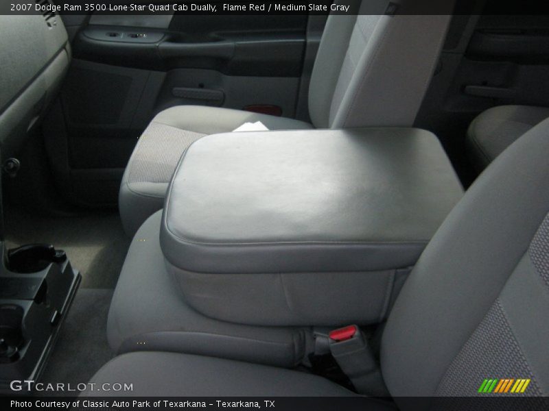 Flame Red / Medium Slate Gray 2007 Dodge Ram 3500 Lone Star Quad Cab Dually