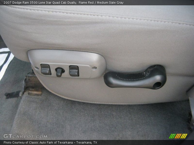 Flame Red / Medium Slate Gray 2007 Dodge Ram 3500 Lone Star Quad Cab Dually