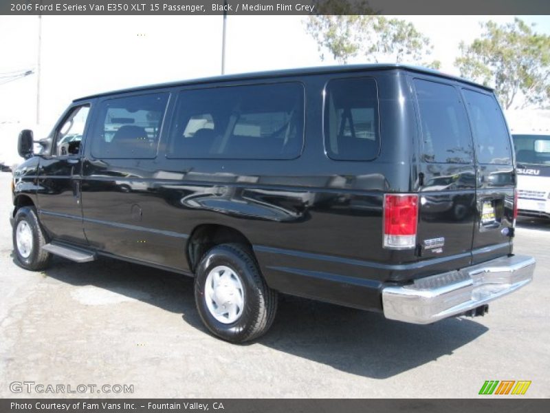 Black / Medium Flint Grey 2006 Ford E Series Van E350 XLT 15 Passenger