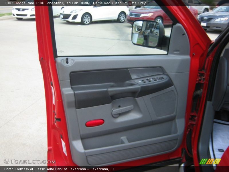 Flame Red / Medium Slate Gray 2007 Dodge Ram 3500 Lone Star Quad Cab Dually