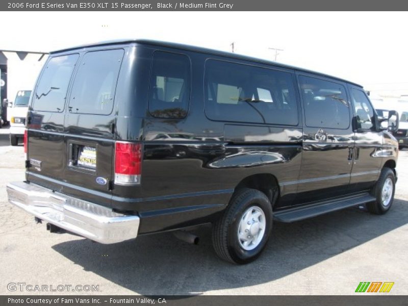 Black / Medium Flint Grey 2006 Ford E Series Van E350 XLT 15 Passenger