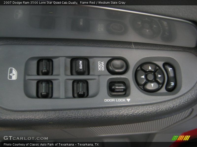 Flame Red / Medium Slate Gray 2007 Dodge Ram 3500 Lone Star Quad Cab Dually
