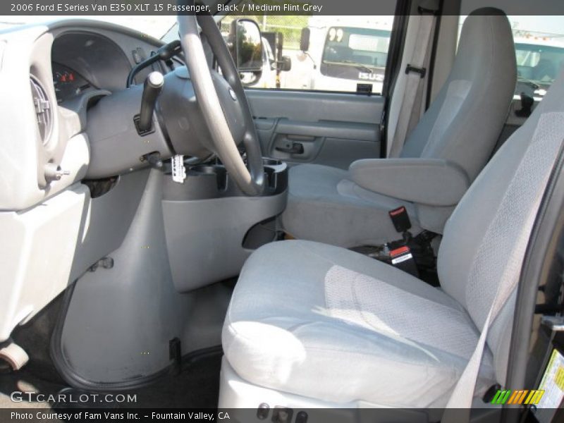 Black / Medium Flint Grey 2006 Ford E Series Van E350 XLT 15 Passenger