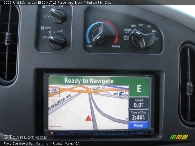 Black / Medium Flint Grey 2006 Ford E Series Van E350 XLT 15 Passenger