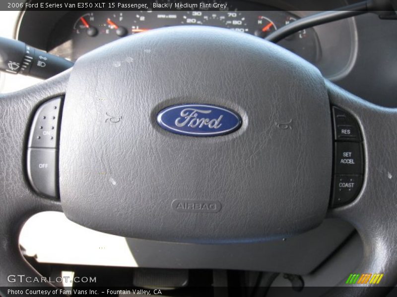 Black / Medium Flint Grey 2006 Ford E Series Van E350 XLT 15 Passenger