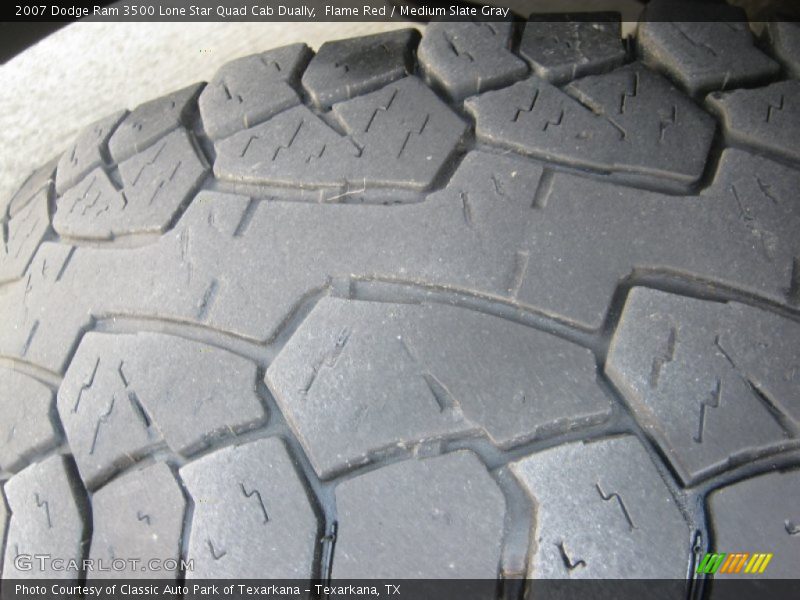 Flame Red / Medium Slate Gray 2007 Dodge Ram 3500 Lone Star Quad Cab Dually