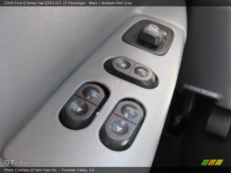 Black / Medium Flint Grey 2006 Ford E Series Van E350 XLT 15 Passenger