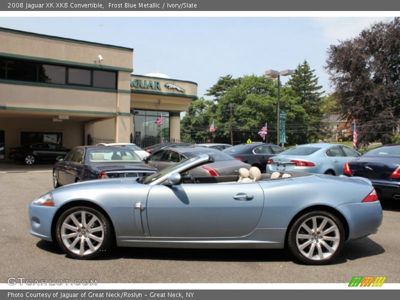  2008 XK XK8 Convertible Frost Blue Metallic