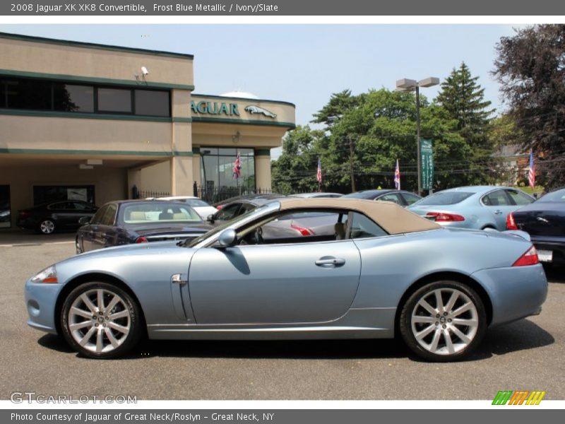 2008 XK XK8 Convertible Frost Blue Metallic