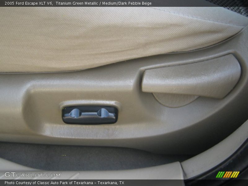 Titanium Green Metallic / Medium/Dark Pebble Beige 2005 Ford Escape XLT V6