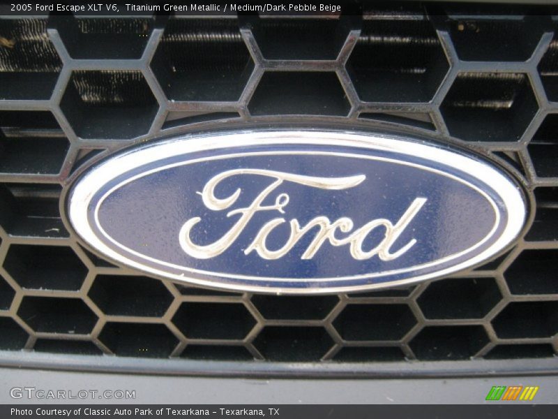 Titanium Green Metallic / Medium/Dark Pebble Beige 2005 Ford Escape XLT V6
