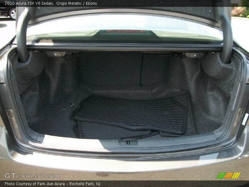 Grigio Metallic / Ebony 2010 Acura TSX V6 Sedan