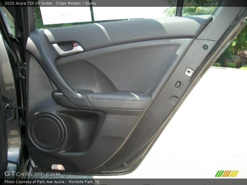 Grigio Metallic / Ebony 2010 Acura TSX V6 Sedan