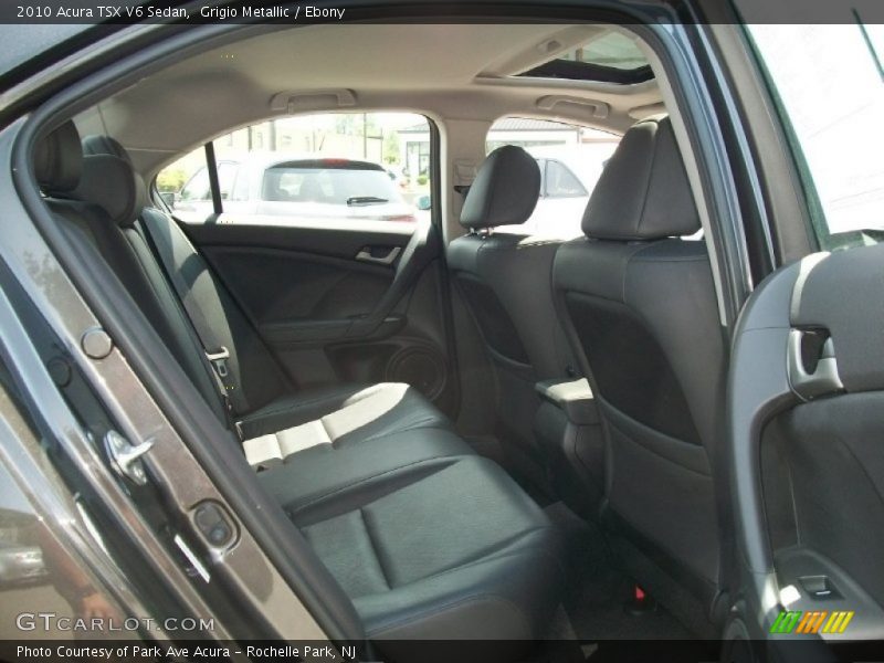 Grigio Metallic / Ebony 2010 Acura TSX V6 Sedan