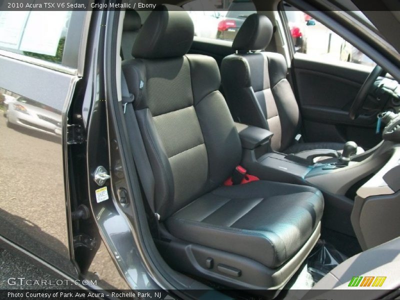 Grigio Metallic / Ebony 2010 Acura TSX V6 Sedan