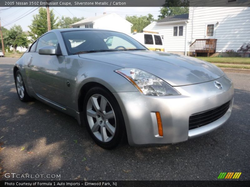 Silverstone Metallic / Carbon 2005 Nissan 350Z Enthusiast Coupe