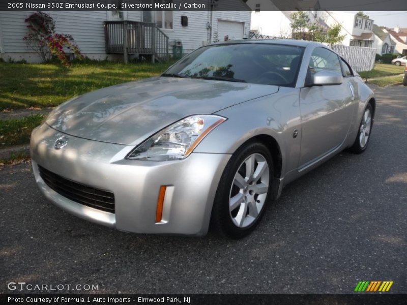 Silverstone Metallic / Carbon 2005 Nissan 350Z Enthusiast Coupe