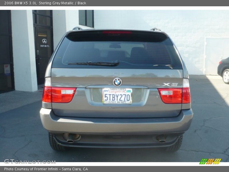 Sterling Grey Metallic / Black 2006 BMW X5 3.0i