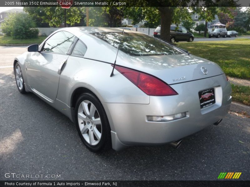 Silverstone Metallic / Carbon 2005 Nissan 350Z Enthusiast Coupe