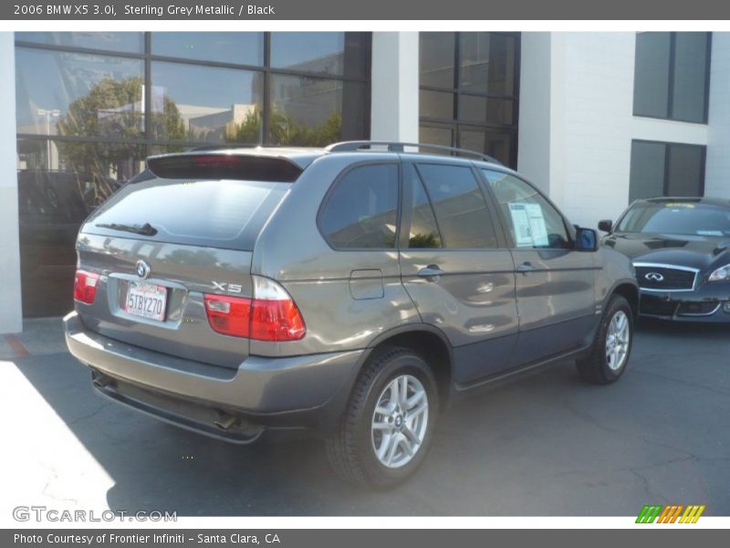 Sterling Grey Metallic / Black 2006 BMW X5 3.0i