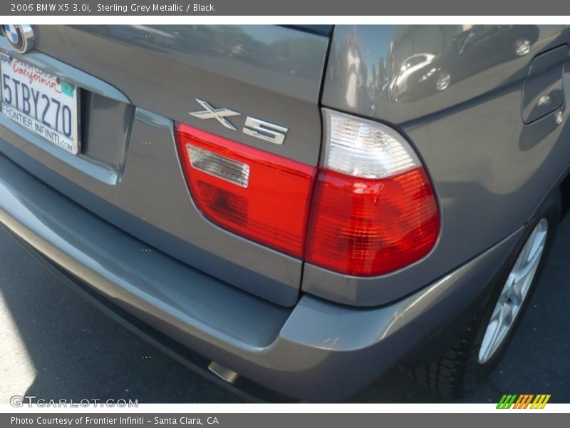 Sterling Grey Metallic / Black 2006 BMW X5 3.0i