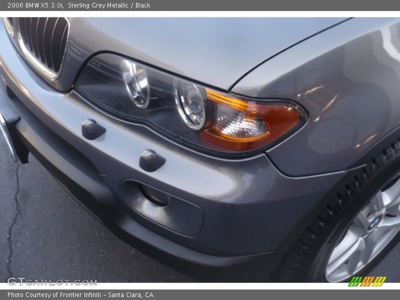 Sterling Grey Metallic / Black 2006 BMW X5 3.0i