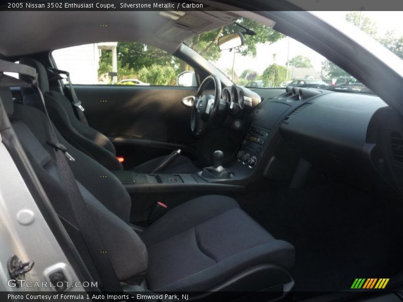 Silverstone Metallic / Carbon 2005 Nissan 350Z Enthusiast Coupe
