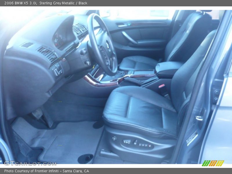 Sterling Grey Metallic / Black 2006 BMW X5 3.0i