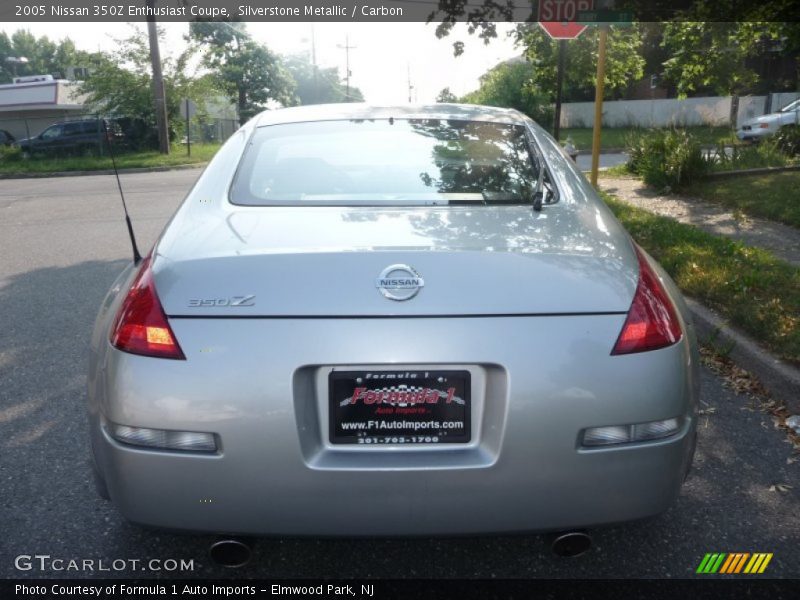 Silverstone Metallic / Carbon 2005 Nissan 350Z Enthusiast Coupe