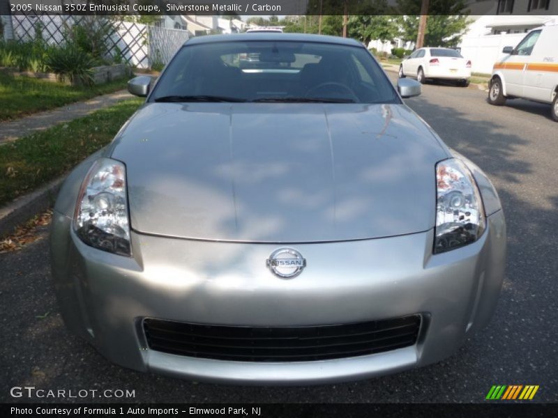 Silverstone Metallic / Carbon 2005 Nissan 350Z Enthusiast Coupe