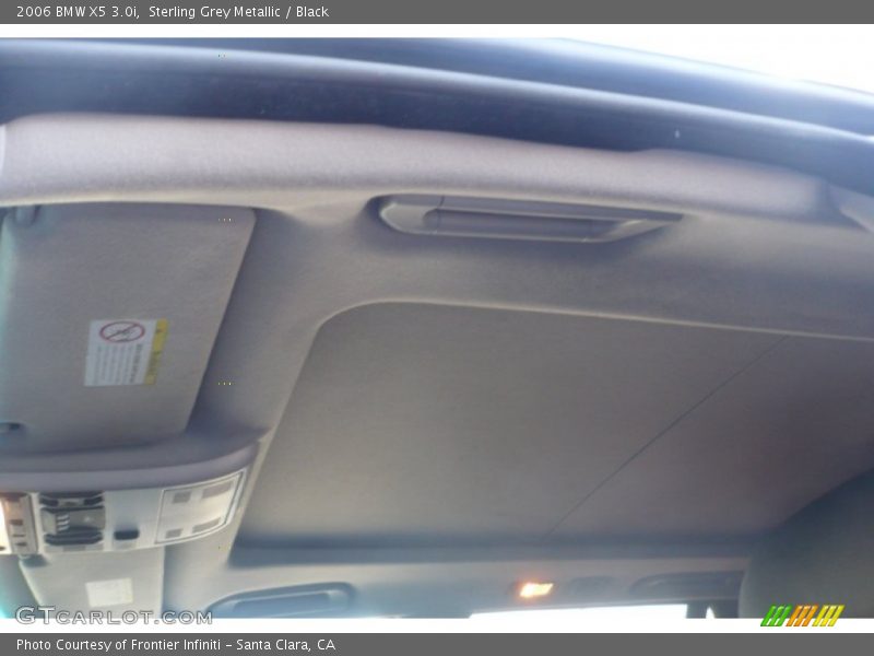 Sterling Grey Metallic / Black 2006 BMW X5 3.0i