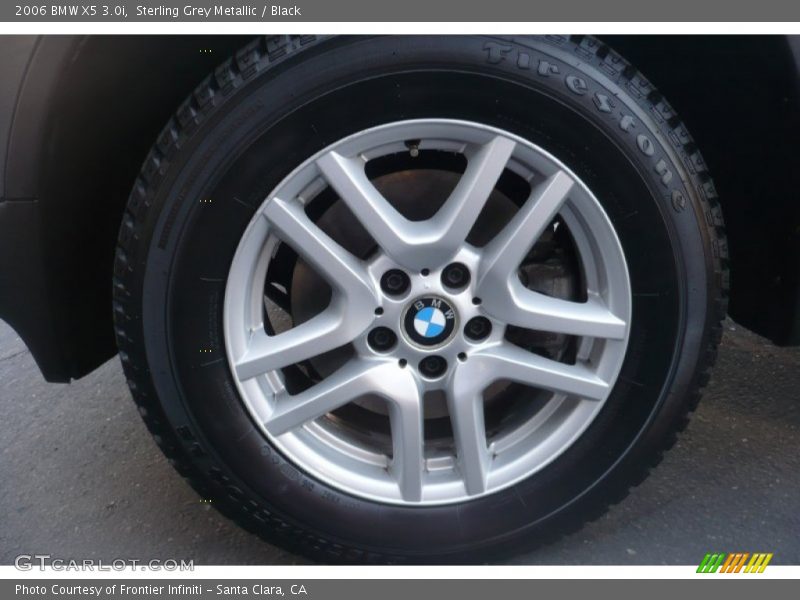 Sterling Grey Metallic / Black 2006 BMW X5 3.0i