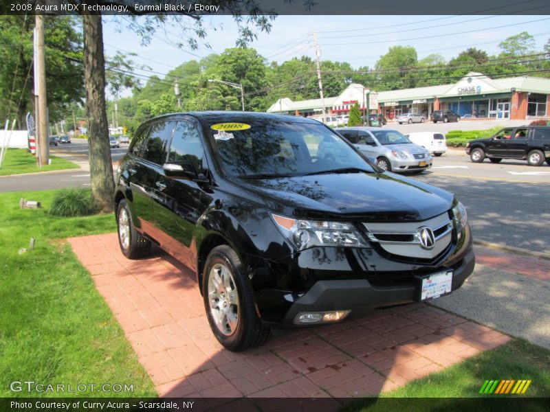 Formal Black / Ebony 2008 Acura MDX Technology